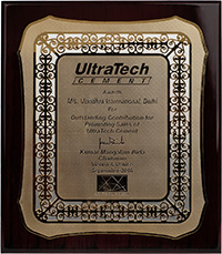 Ultratech Cement Awards Vienna & Venice Sep 2016